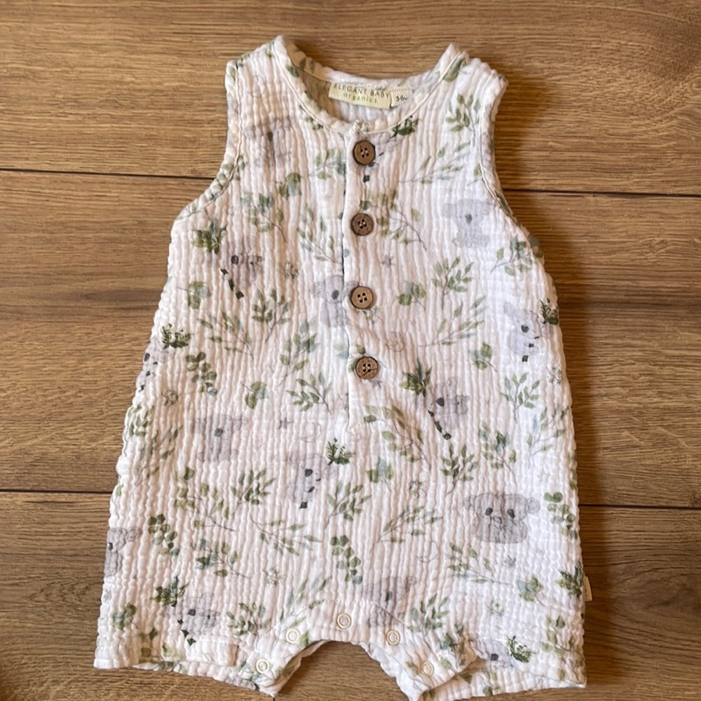 Elegant Baby Organics koala shortall